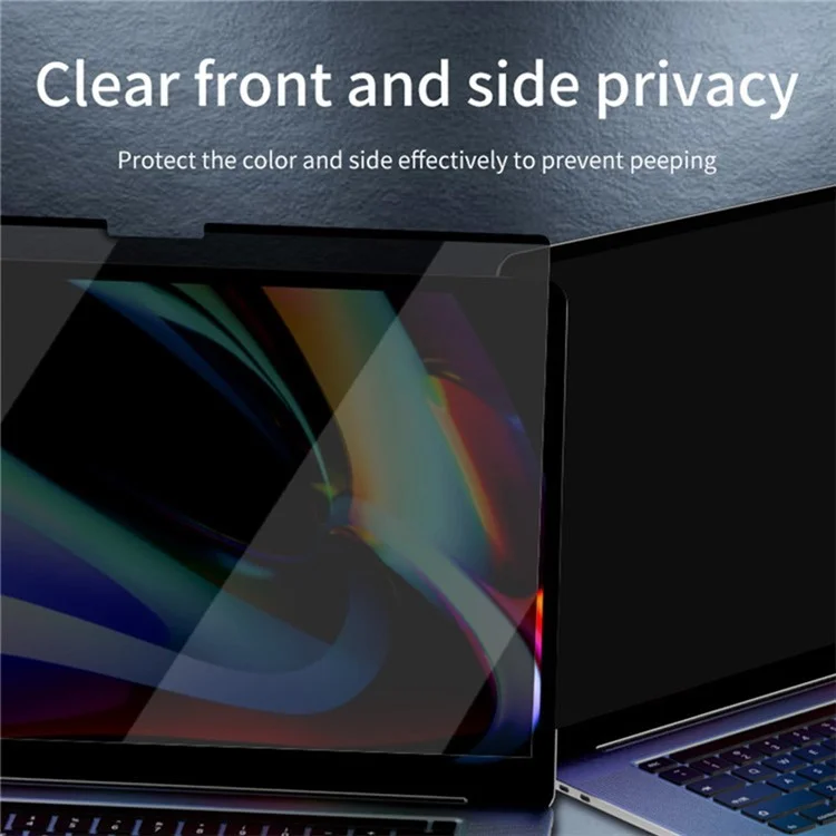 For MacBook Pro 13 inch (2022) / (2020) A2338 Magnetic Attraction Anti-Spy PET Film Laptop Screen Protector