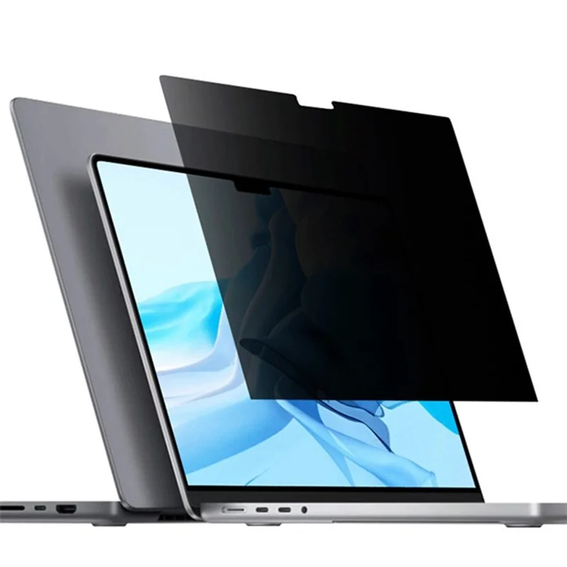 Für MacBook Air 13 Zoll (2024) A3113 M3 / (2022) A2681 Blickschutzfolie Anti-Spy Displayschutz aus gehärtetem Glas
