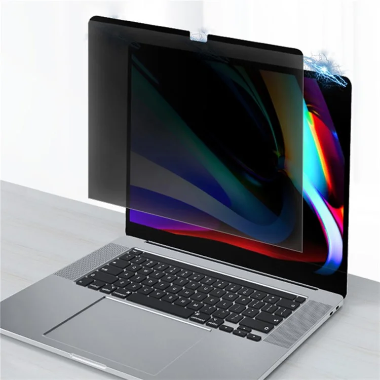 For MacBook Pro 14 inch (2021) Magnetic Adsorption Laptop Anti-Spy Film Tempered Glass Screen Protector