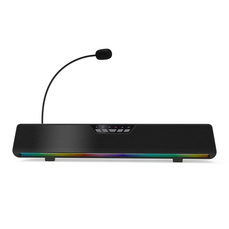 ONIKUMA L13 Wired Desktop Speaker with RGB Lighting Bluetooth-compatible 5.4 Gaming Subwoofer - Black