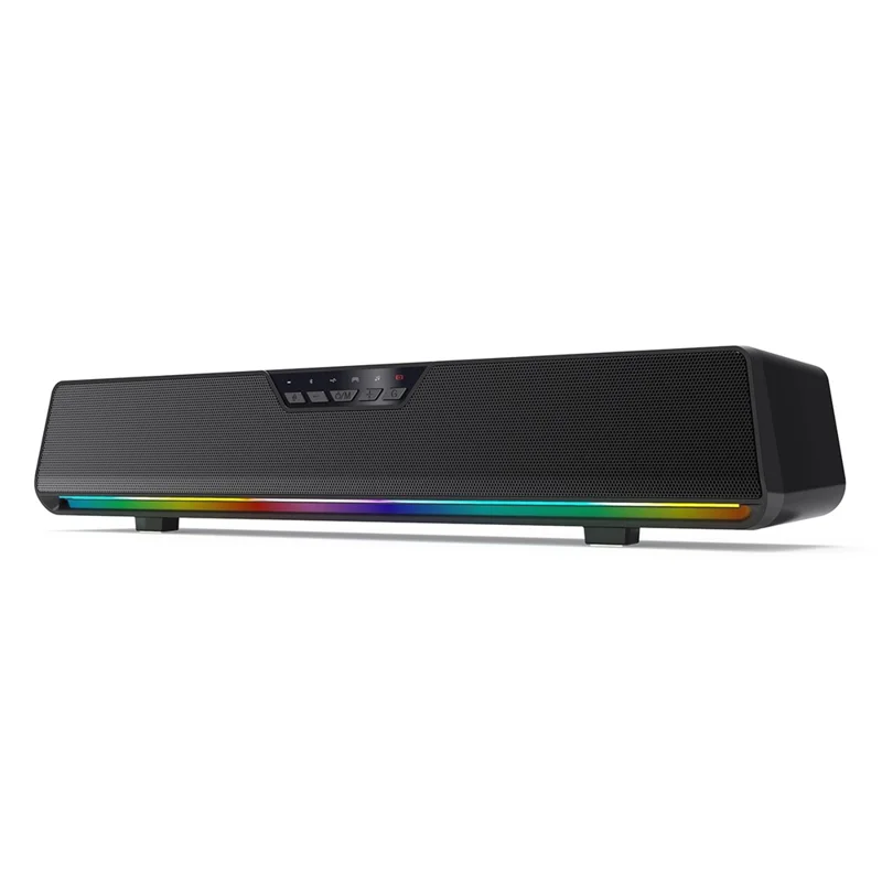 ONIKUMA L13 Wired Desktop Speaker with RGB Lighting Bluetooth-compatible 5.4 Gaming Subwoofer - Black