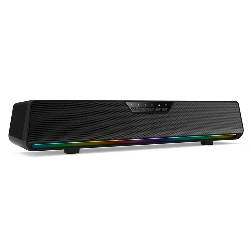 ONIKUMA L13 Wired Desktop Speaker with RGB Lighting Bluetooth-compatible 5.4 Gaming Subwoofer - Black