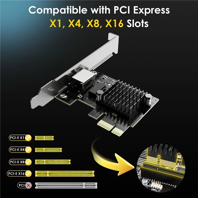 WAVLINK NWP001 1 Gbps Pcie Network Carte Rtl8111h Chip Ethernet Adaptateur Pour Windows XP Vista