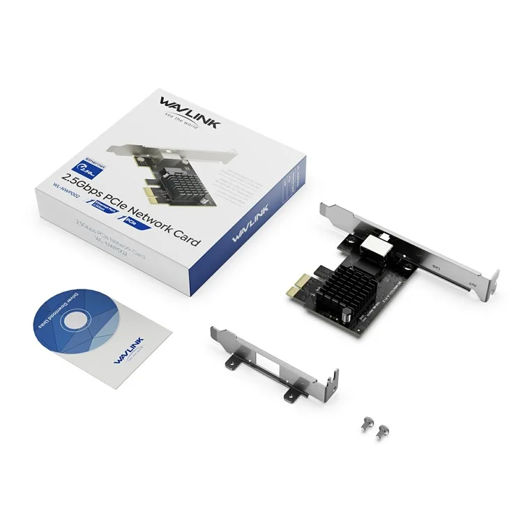 WAVLINK NWP002 2Gbps Pcie Network Card RTL8125B Chip RJ45 Ethernet Adapter