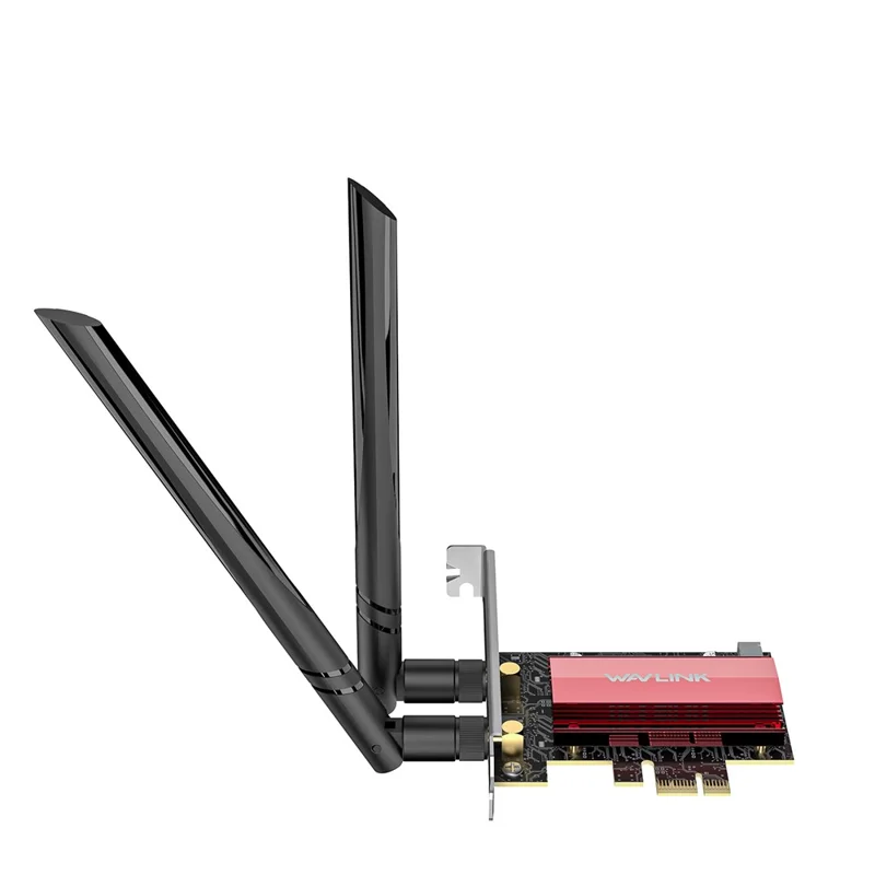 WAVLINK WL-WN685BE3-B WiFi 7 Tri-Band PCI-E Drahtlosnetzwerkkarte BE8800 2,4 GHz 5 GHz 6 GHz Bluetooth-kompatibler 5.4 Adapter