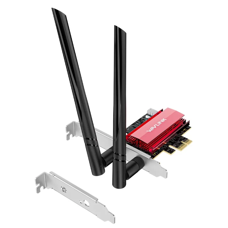WAVLINK WL-WN685BE3-B WiFi 7 Tri-Band PCI-E Drahtlosnetzwerkkarte BE8800 2,4 GHz 5 GHz 6 GHz Bluetooth-kompatibler 5.4 Adapter