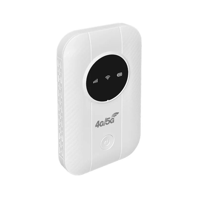 4G Portable Mobile WiFi Hotspot Pocket Router 150Mbps Wireless Modem with SIM Card Slot - White / European Version