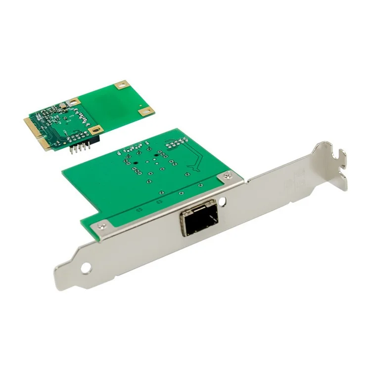 WGI210AS Migipcie I210 Gigabit Один-port Sfp-сервер Адаптер Сетевой Карты