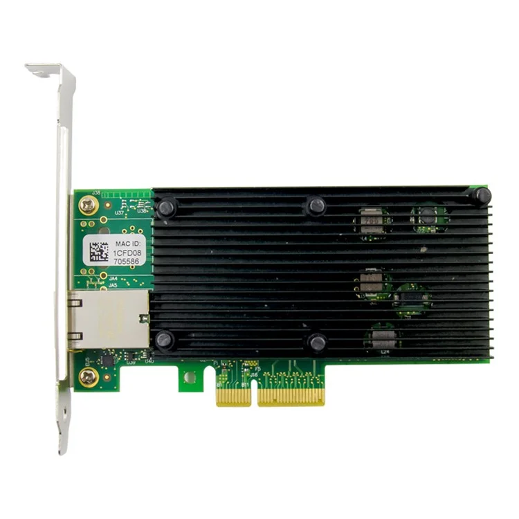 PCI-E X4 RJ45 Single-port-kupfer-ethernet Konvertierter Netzwerkadapter X550 10-gigabit-server-netzwerkkarte