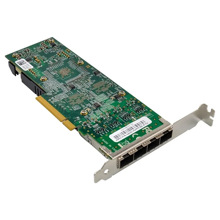 ST7313 E10G42BTDA PCI-E X8 10gbe Puertos Ópticos de Cuatro Vías Sfp+servidor Tarjeta de Red Óptica 10 Gigabit Ethernet Adaptador