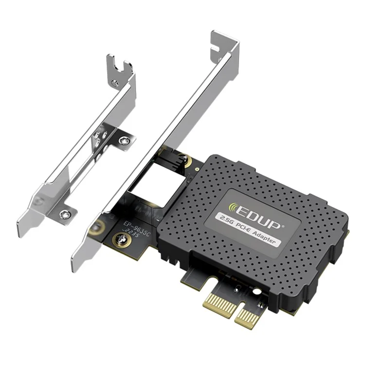 Сетевой адаптер PCI-E EDUP EP-9635C с портом RJ45, 2,5 Гбит/с / 1 Гбит/с / 100 Мбит/с Ethernet