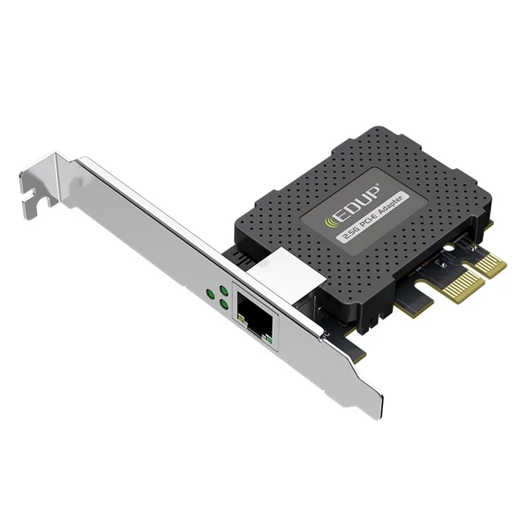 Сетевой адаптер PCI-E EDUP EP-9635C с портом RJ45, 2,5 Гбит/с / 1 Гбит/с / 100 Мбит/с Ethernet