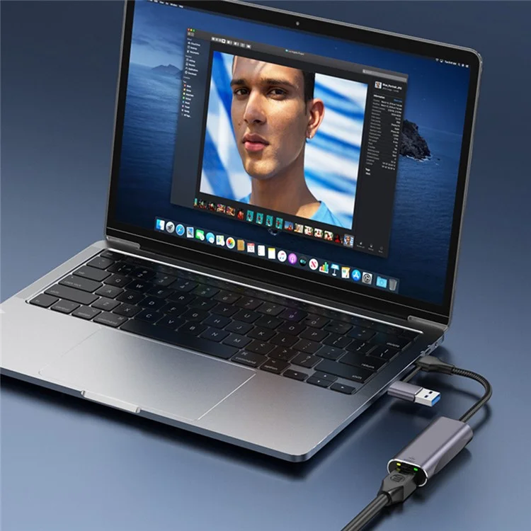 T30B Docking-Station USB / Typ-C zu Gigabit-Hub-Adapter für Notebook, Tablet, Telefone