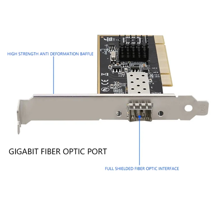 TXA087 I82545 Desktop Computer SFP Fiber Port 1G PCI Gigabit Fiber Optic Network Card