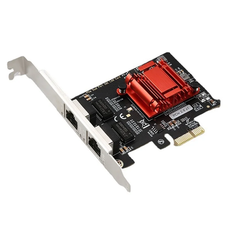 TXA094 für Desktop-PC mit Dual-RJ45-Port, Intel 82575&6-Chip, Gigabit-PCIe-Servernet-Karte