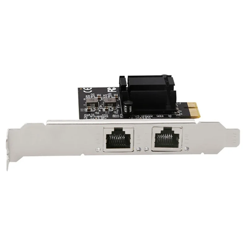 TXA192 Desktop PC Dual RJ45 Port 2500Mbps Network Card PCI-E X1 2.5G Network Card, Support ROS Esxi