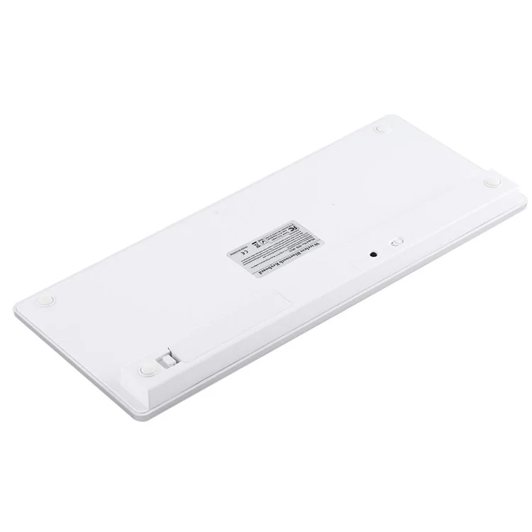 Ultra-Slim Wireless Bluetooth-compatible Keyboard (Korean Language) for Android Windows iOS - Silver