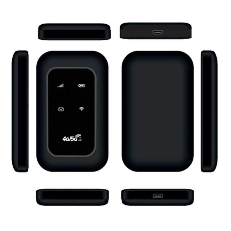 MF800 4G LTE Portable Mobile Wifi Router 150Mbps SIM Card Slot Extender Dongle, Versión Eurasia - Negro