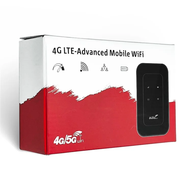 MF800 4G LTE Portable Mobile Wifi Router 150Mbps SIM Card Slot Extender Dongle, Versión Eurasia - Negro