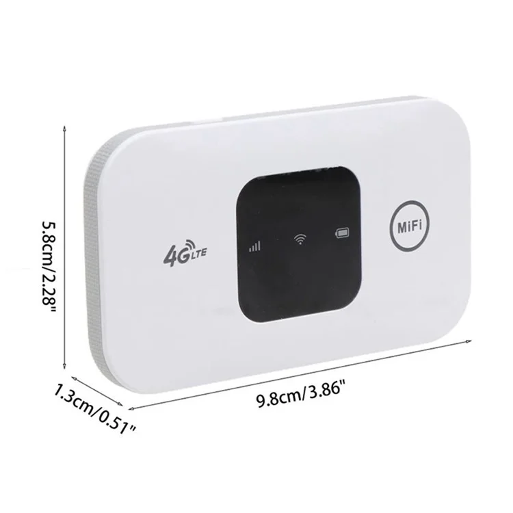 MF800 4G LTE Portable Mobile WiFi Router 150Mbps SIM Card Slot Extender Modem Dongle, Eurasian Version - White