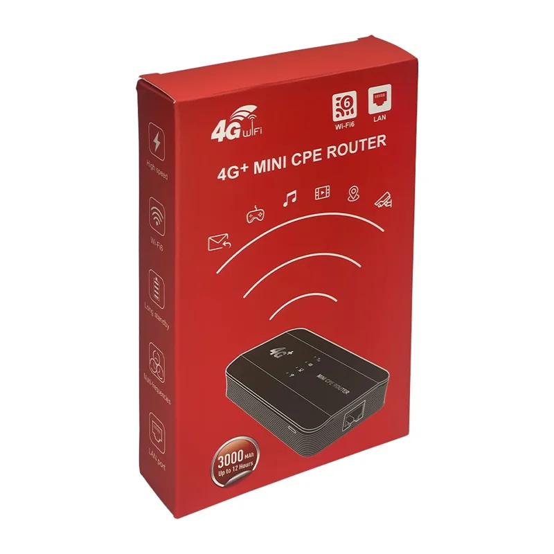 M10-EW WiFi 6 Portable Wireless Router 150Mbps 4G LTE CPE Router Modem with Ethernet Port