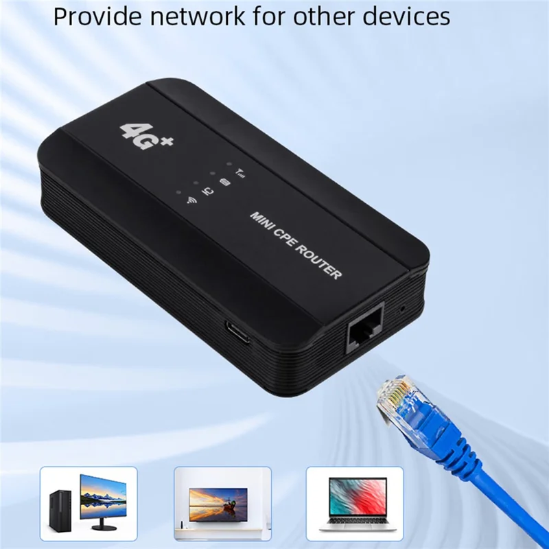M10-EW WiFi 6 Portable Wireless Router 150Mbps 4G LTE CPE Router Modem with Ethernet Port
