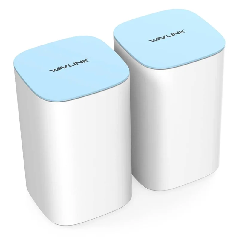 WAVLINK WS-WN551K2-C 2 Stück Tri-Band Mesh Wireless Router AC3000 WiFi Wireless Repeater mit eingebauter Antenne - US-Stecker