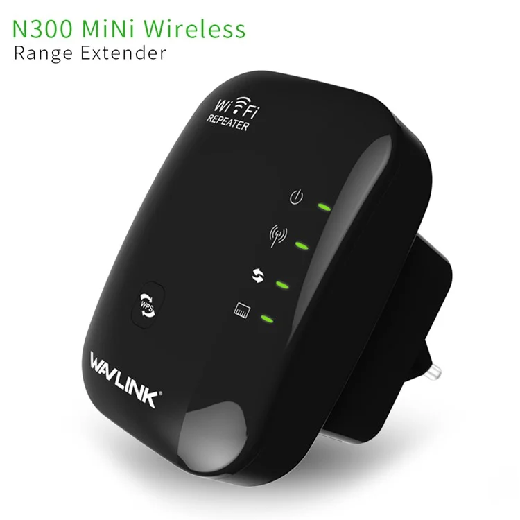 Wavlink WN560N2 WPS Protector WiFi Repeater 2.4G N300 WiFi Extension Repeter Com Antena Interna 3dbi - Plugue da ue