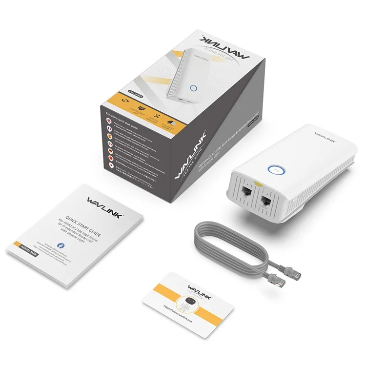 Wavlink Wn583a6 2100m Roteador Wifi Gigabit 2,4ghz / Repetidor de Rede Sem Fio de Banda Dupla 5GHz - Plugue Nos Eua