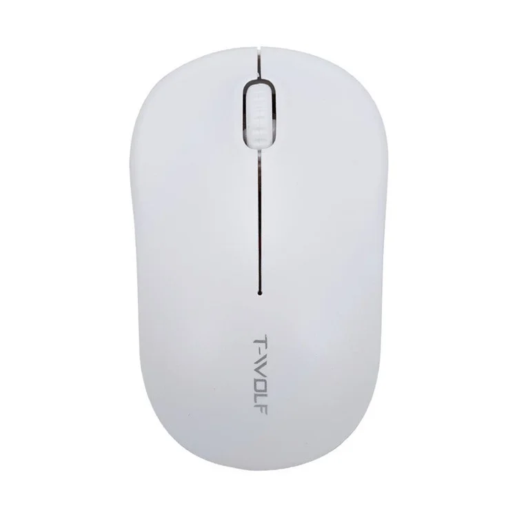 Q4 2,4G kabellose Maus, tragbare Computer-Maus für PC, Notebook, Laptop - Weiß