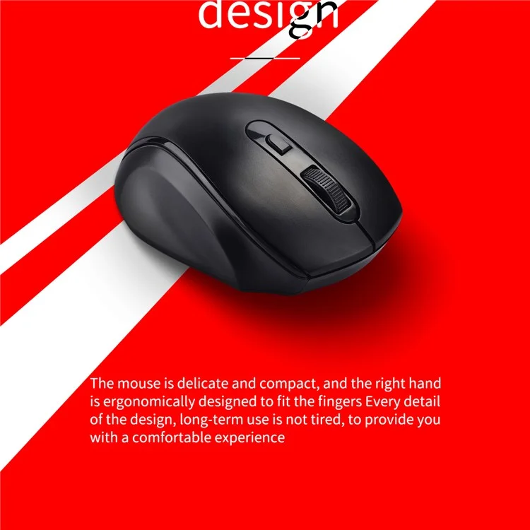 JINWFEIY W300 1600DPI 6D 2.4G Wireless Mouse Quite Mice for PC Computer