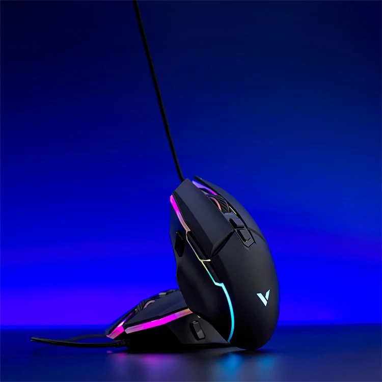Rapoo V300 Программируемые Игровые Мыши USB -проводные Эргономичные Компьютерные Мыши с Подсветкой RGB Для Ноутбука пк