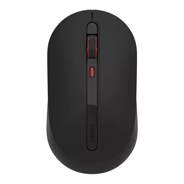 Xiaomi Youpin MWMM01 2.4GHz USB Inalámbrico Mouse Silencioso 800/1200/1600 Ajuste de DPI Para Juegos de la Oficina de Portátiles Portátiles Gaming - Negro