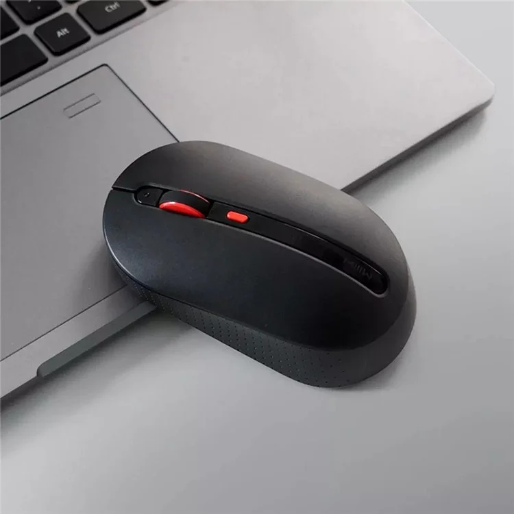 XIAOMI YOUPIN MWMM01 2.4GHz USB Wireless Silent Mouse 800 / 1200 / 1600 DPI Adjustment for Laptop Notebook Office Gaming - Black