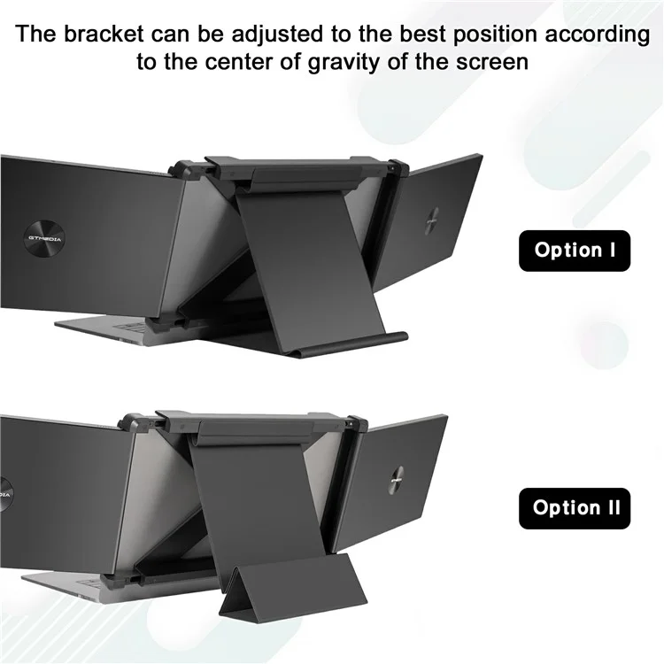 GTMEDIA Mate X 11.6-inch 1080P FHD IPS Dual-Screen Monitor for Laptop Extended Gaming Display Screen