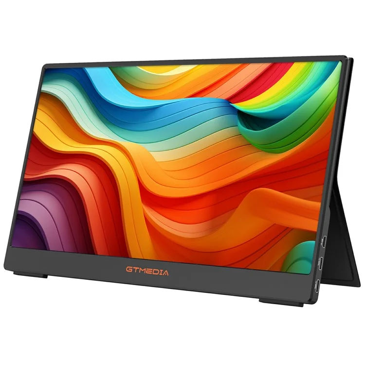 GTMEDIA Mate 140F 14-inch 1080P FHD IPS Screen Monitor for Laptop Extended Gaming Display Screen - US Plug