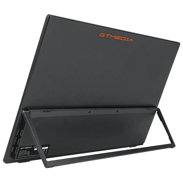 Monitor portatile GTMEDIA Mate 156F da 15,6 pollici, 1080P Full HD, schermo IPS, estensione laptop - Spina US