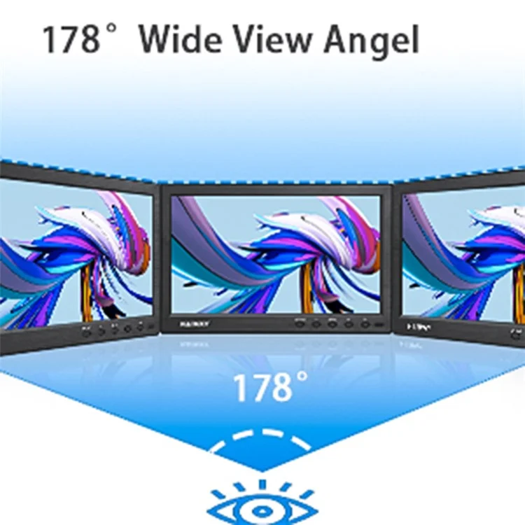 RX-101A 10.1-inch Security Monitor Portable Display with Remote Control - EU Plug