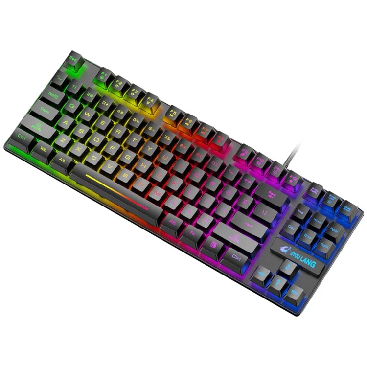 Kostenloser Wolf K16 87-Key Backlight Professional Gaming-tastatur