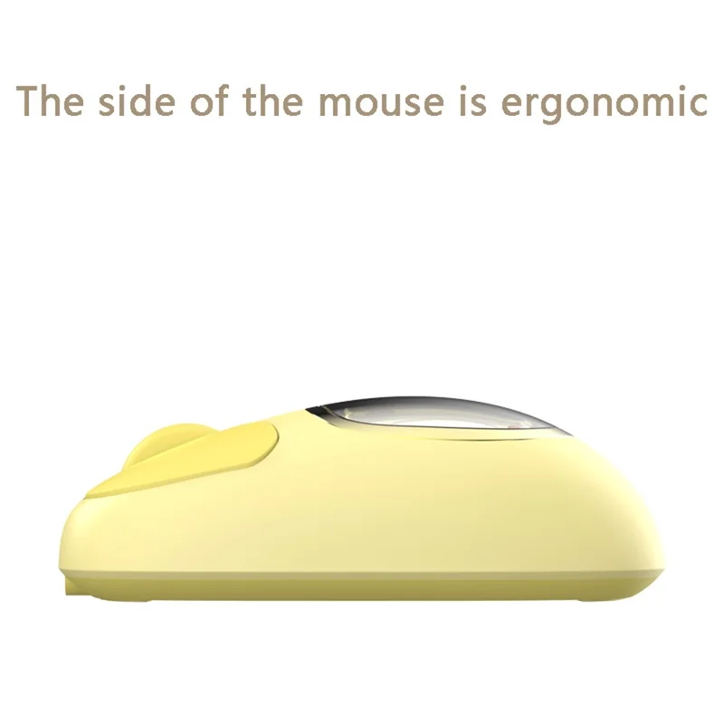 Y-FRUITFUL M94 2.4G+Bluetooth-compatible 3.0+Bluetooth-compatible 5.0 Tri-Mode Mouse Cartoon Doll Wireless Mice - Purple Witch
