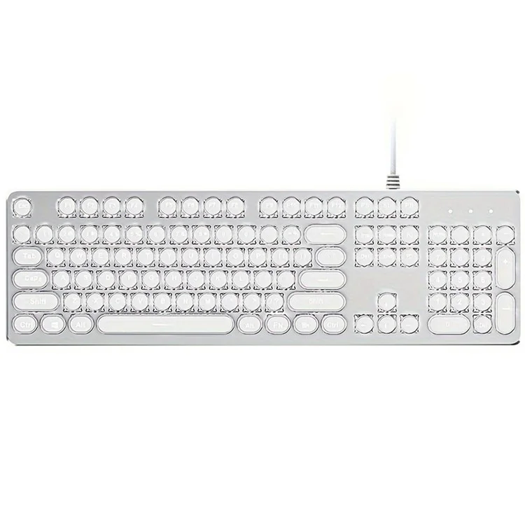 EWEADN TK100 Clavier Mécanique Filaire pour Ordinateur Portable - Interrupteur Brun