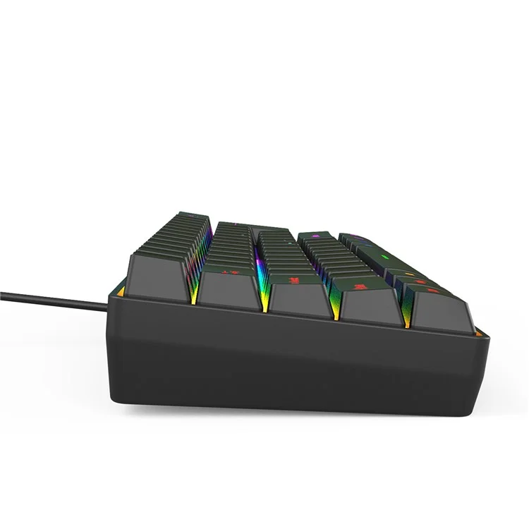 Y-fruitful K401 Wired Keyboard 61-ключ RGB Backlit Computer Office Gaming Клавиатура