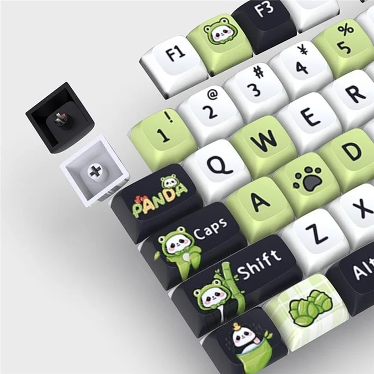 Y-FRUITFUL 116 piezas de tapas de teclas para teclado mecánico de computadora, juego de tapas de teclas ABS - Verano