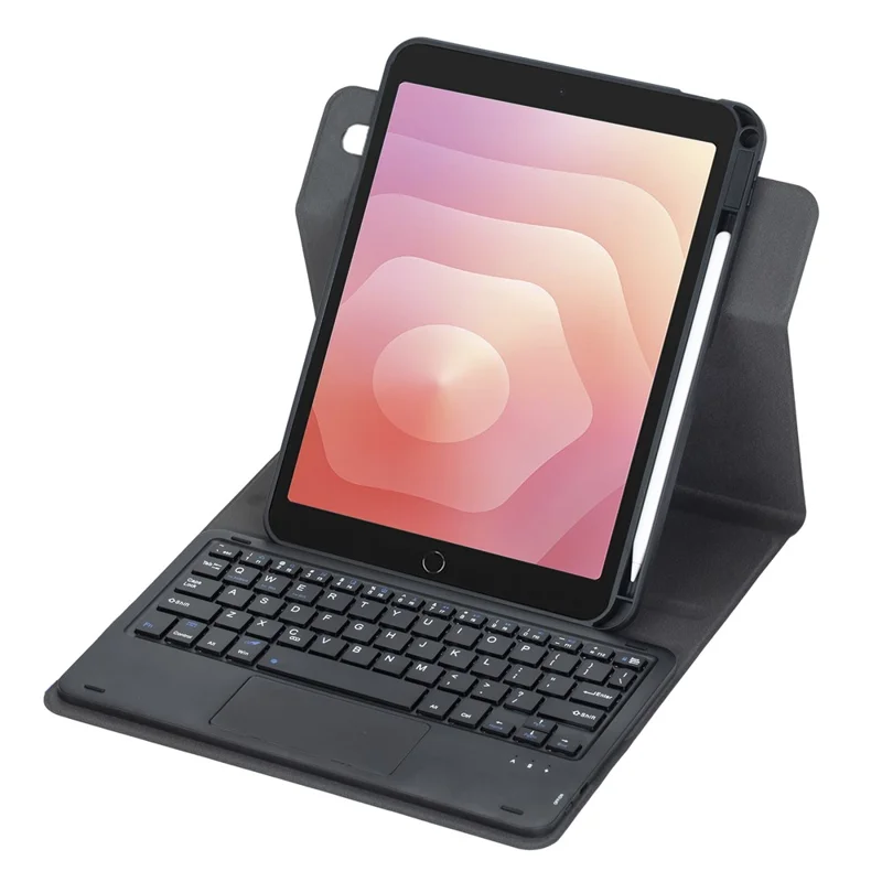 L730B-A Für Samsung	Galaxy Tab S11 X730 Drehbare Tastaturhülle mit Touchpad-Ständer Schutzhülle - Schwarz