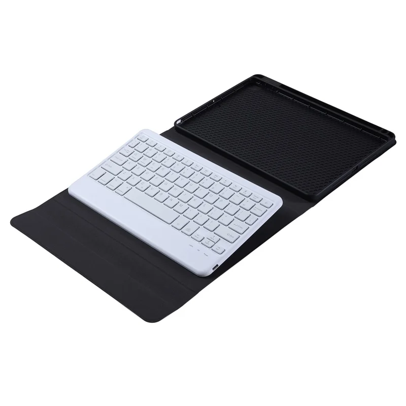 B10S For iPad (2025) / 10.9 (2022) Anti-Scratch Bluetooth-Compatible Keyboard Tablet Case Stand Cover with Pen Slot - Blackish Green
