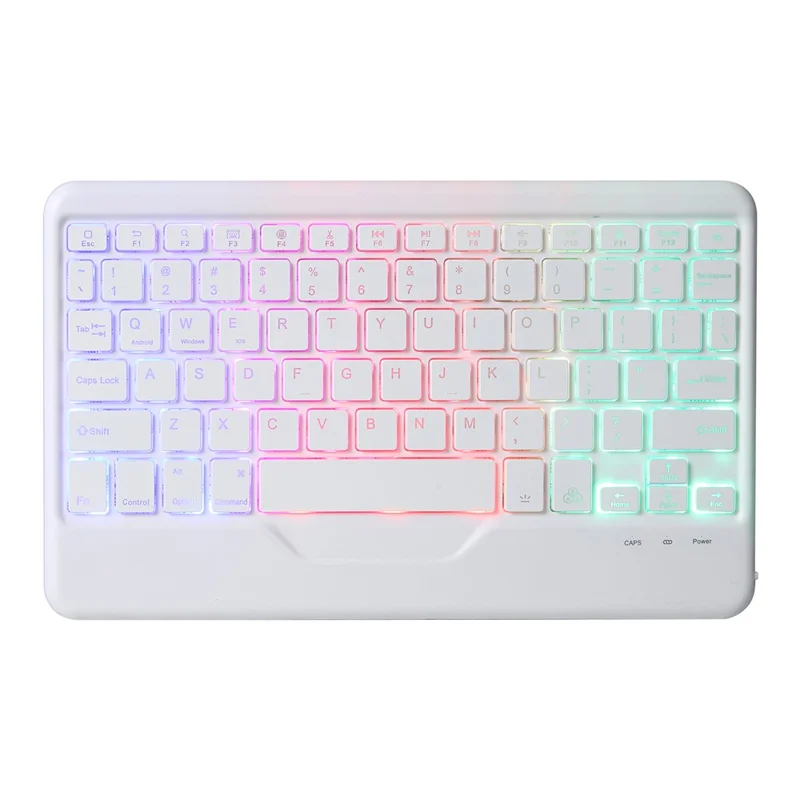 B10S For iPad (2025) / 10.9 (2022) Anti-Scratch Bluetooth-Compatible Keyboard Tablet Case Stand Cover with Pen Slot - Multi-Color