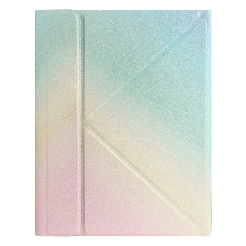 B10S For iPad (2025) / 10.9 (2022) Anti-Scratch Bluetooth-Compatible Keyboard Tablet Case Stand Cover with Pen Slot - Multi-Color