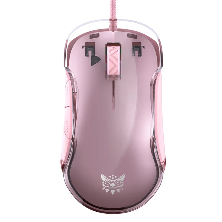 ONIKUMA CW925 USB Wired Gaming Mouse RGB Light Computer Laptop Mice - Pink