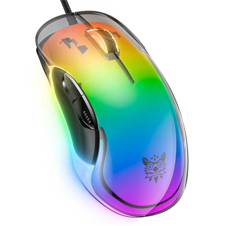 ONIKUMA CW925 USB Wired Gaming Mouse RGB Light Computer Laptop Mice - Black
