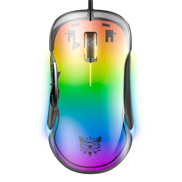ONIKUMA CW925 USB Wired Gaming Mouse RGB Light Computer Laptop Mice - Black
